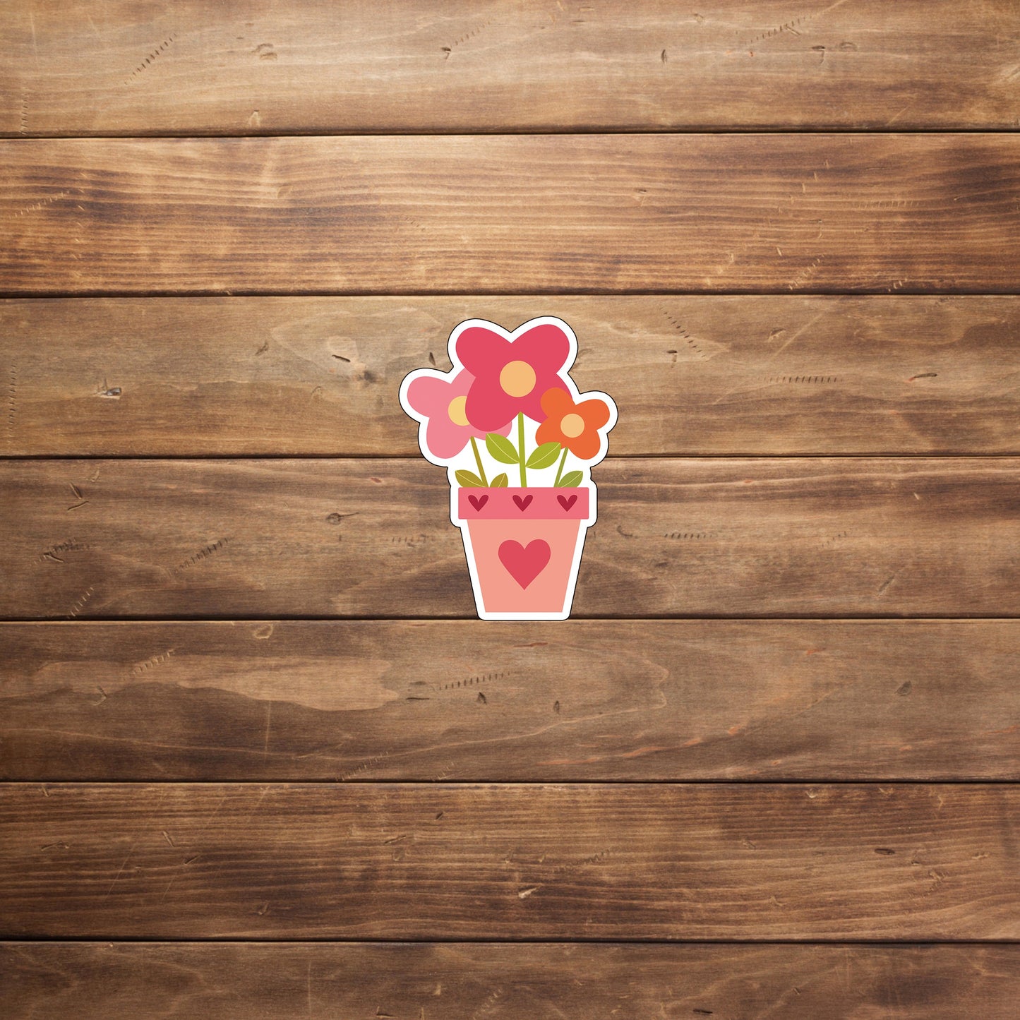 flowers pot sticker Sticker