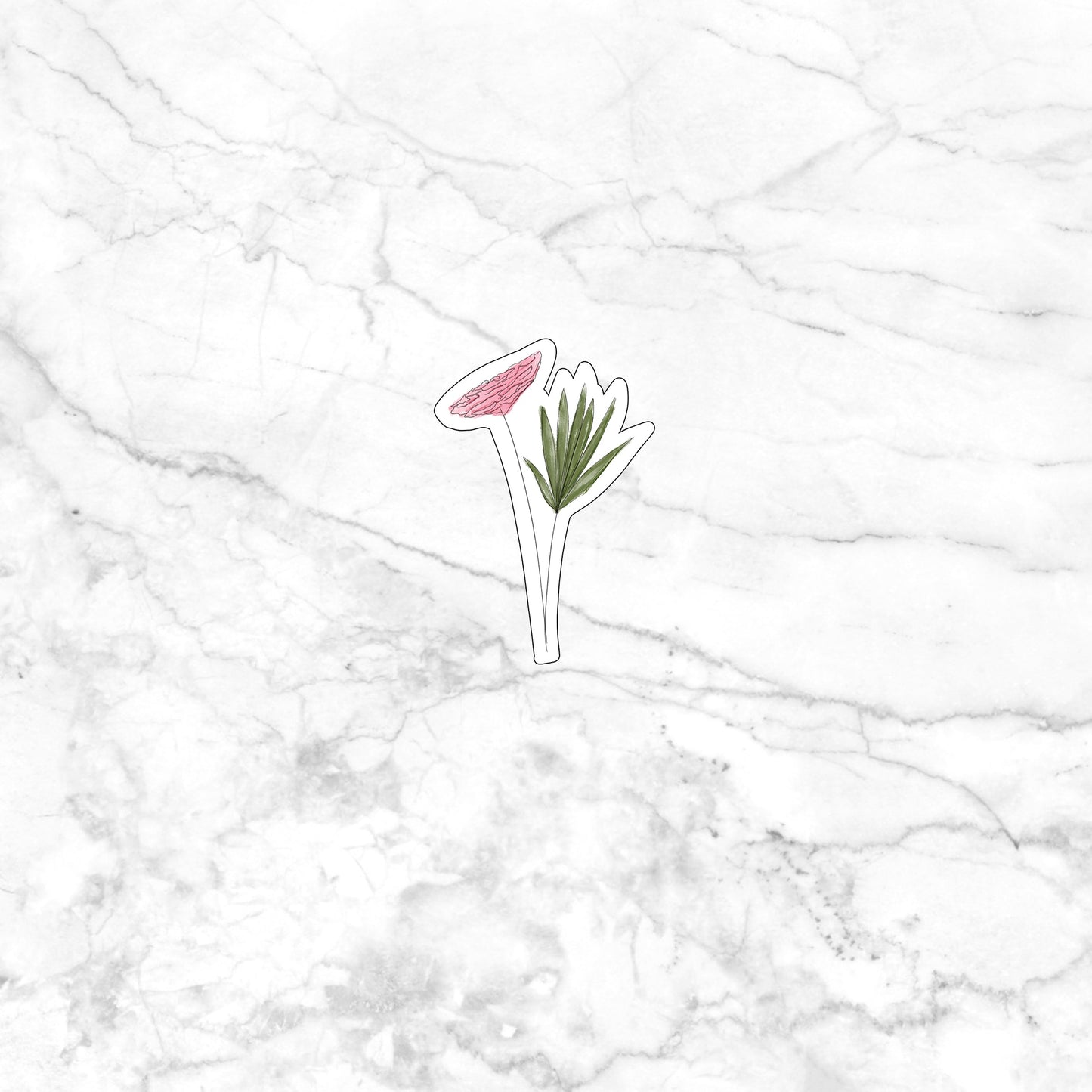 flowers pink Sticker