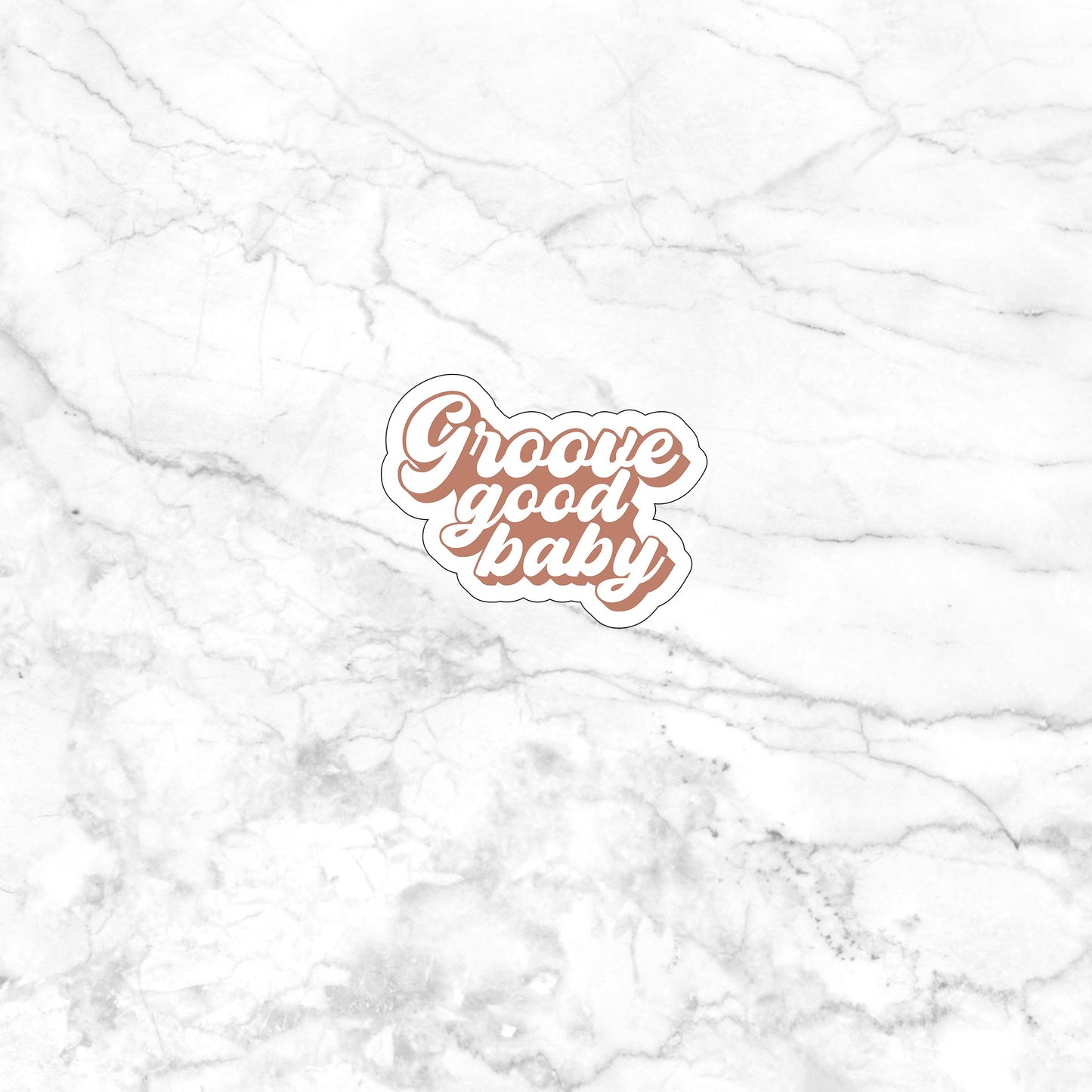 groove good baby Sticker, Vinyl sticker, laptop sticker, Tablet sticker
