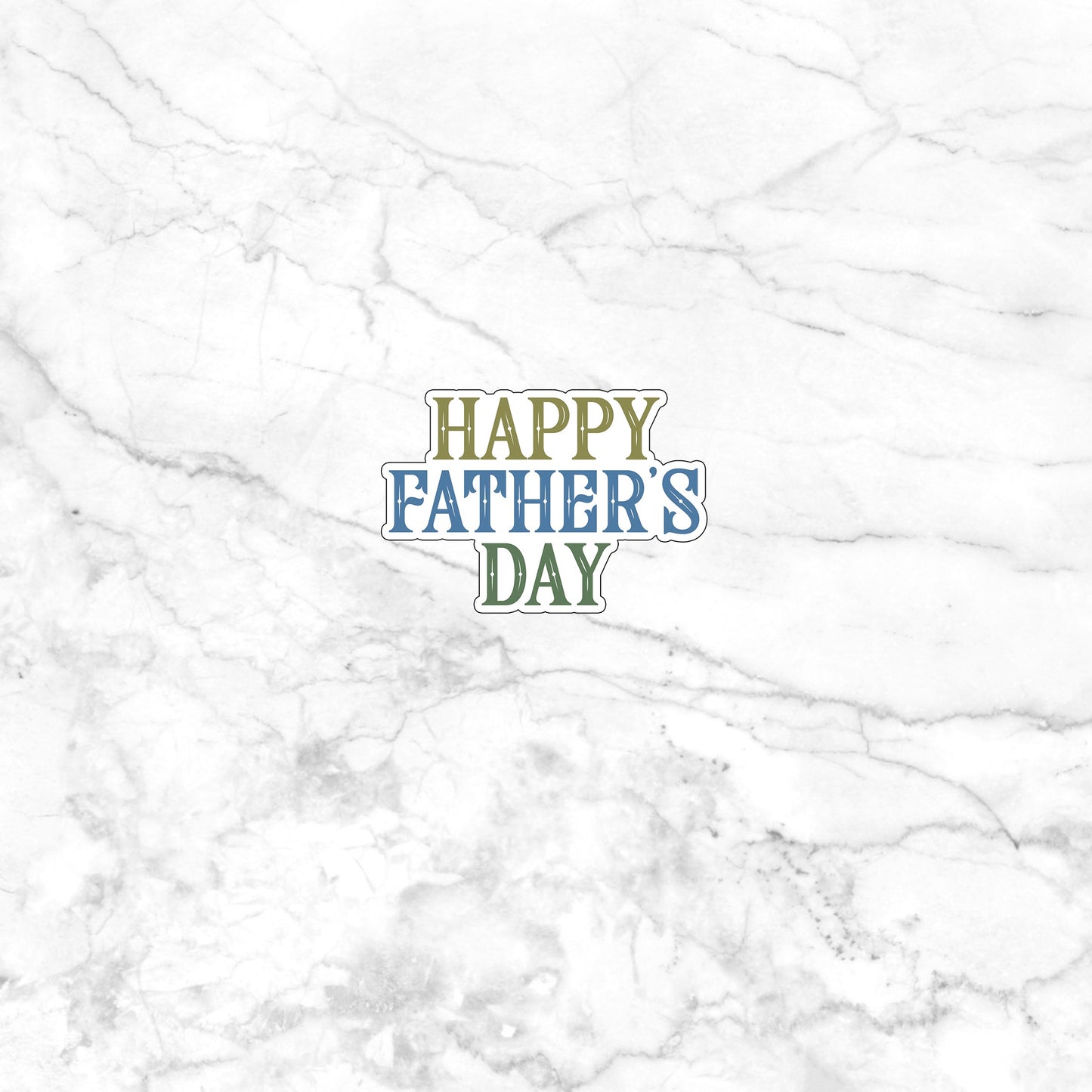 Happy Father's Day Sticker, Vinyl sticker, laptop sticker, Tablet sticker