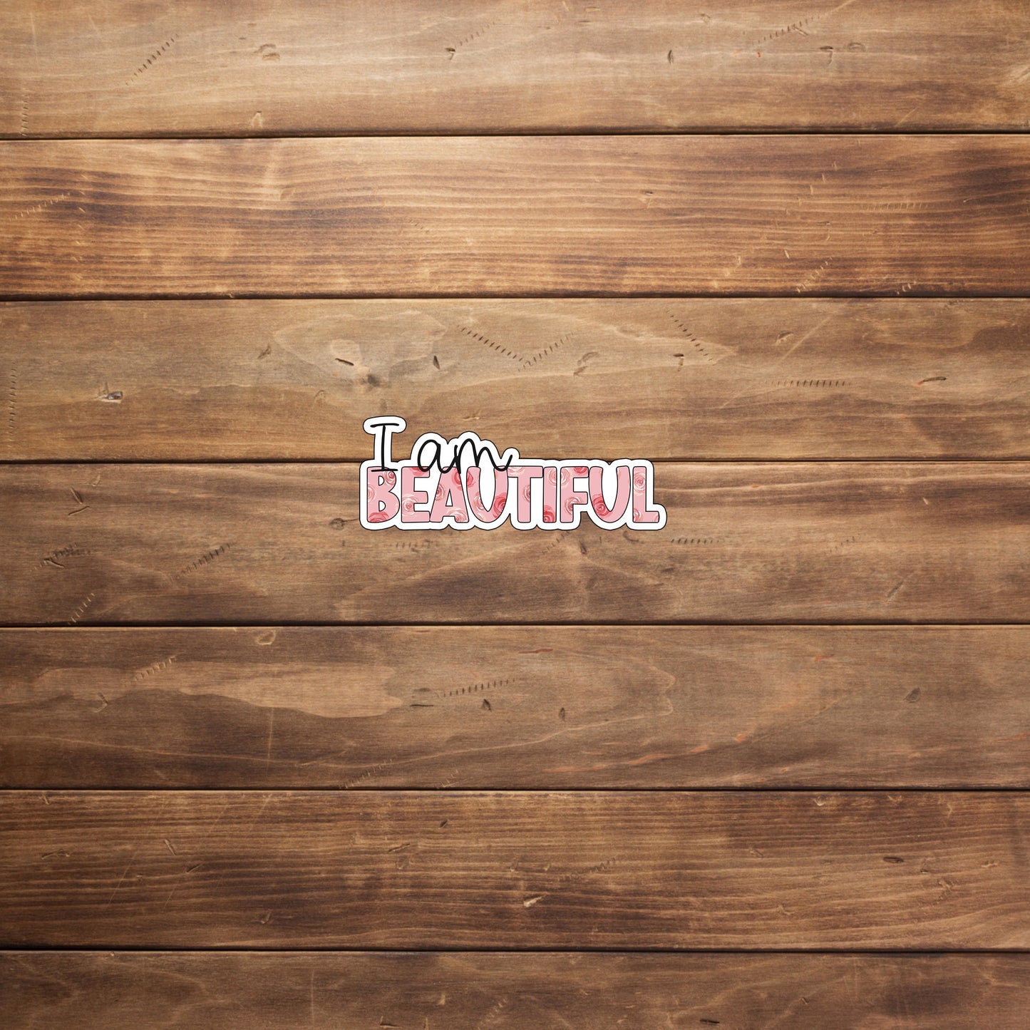 i-am-beautiful-sticker Sticker