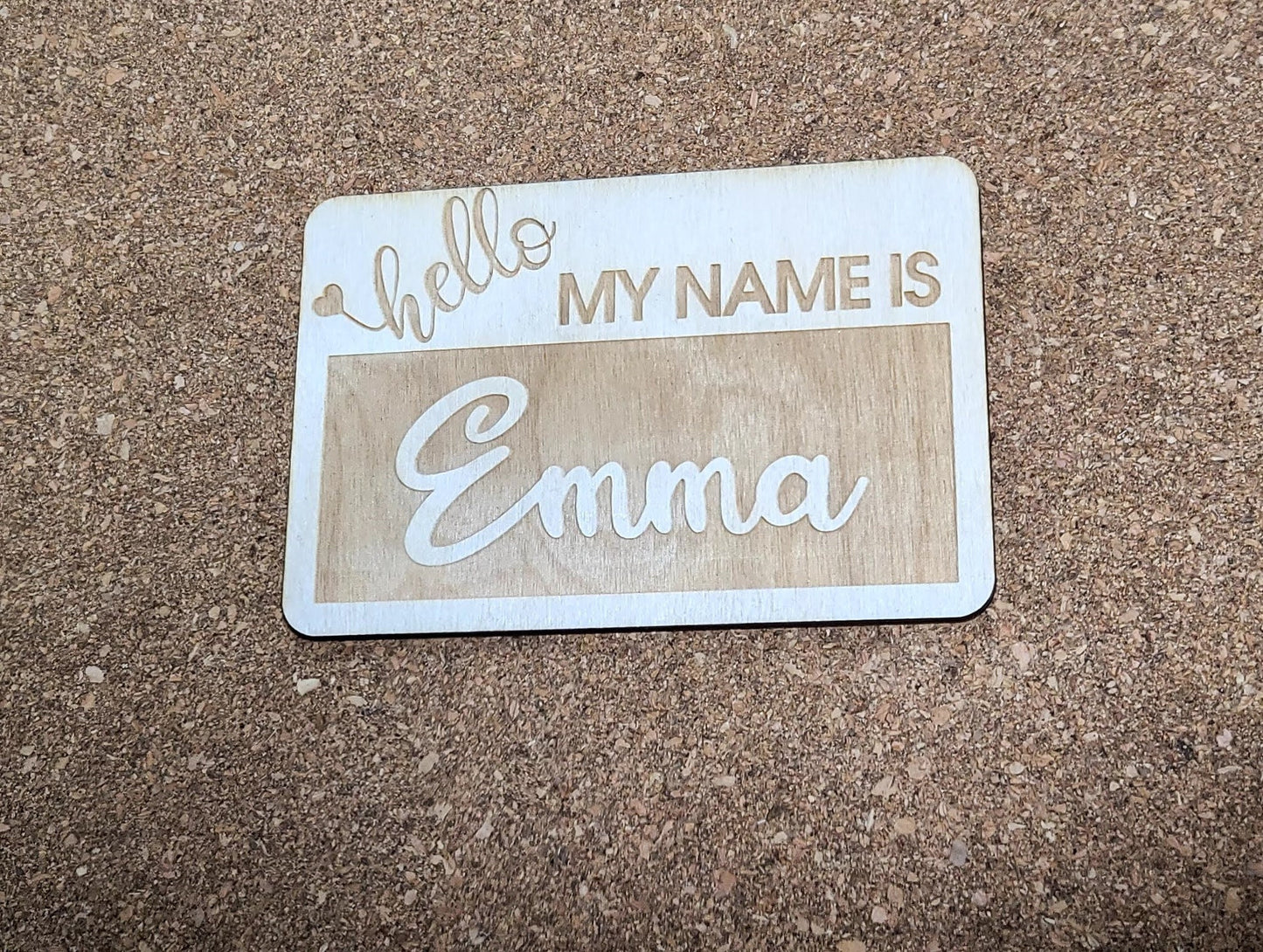 Custom Baby Announcement Name , Hello My Name is , Custom
