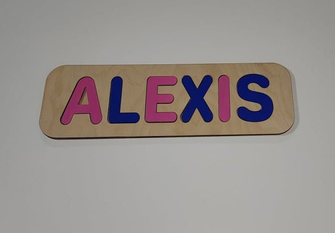 Personalized Name Puzzle , Baby Shower , 1st Birthday