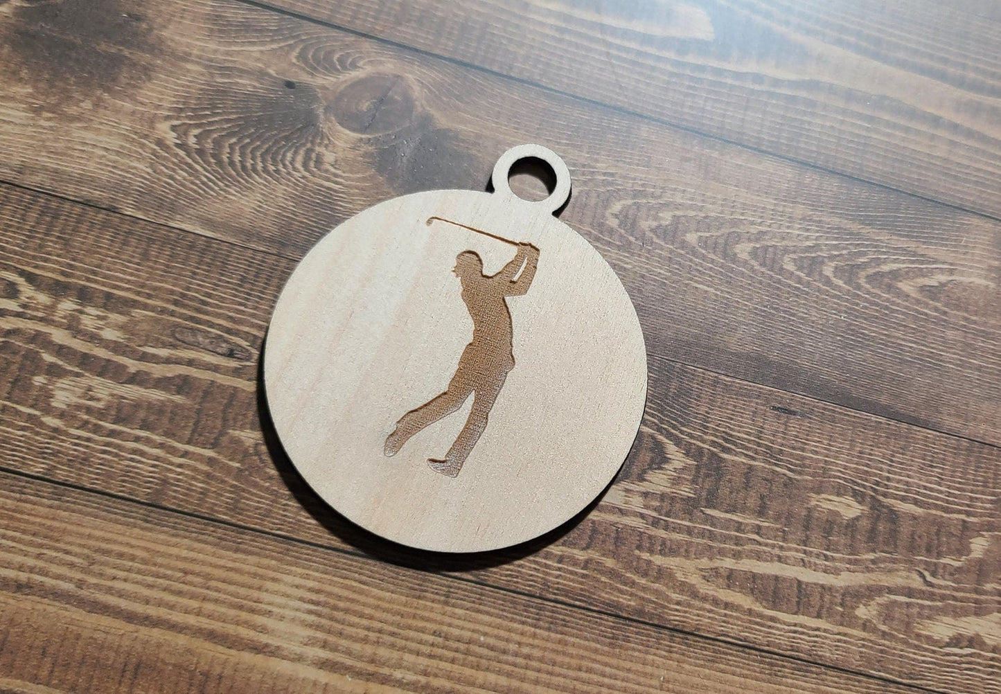 Golf Ornament , Laser Engraved Ornament, Golf Lover
