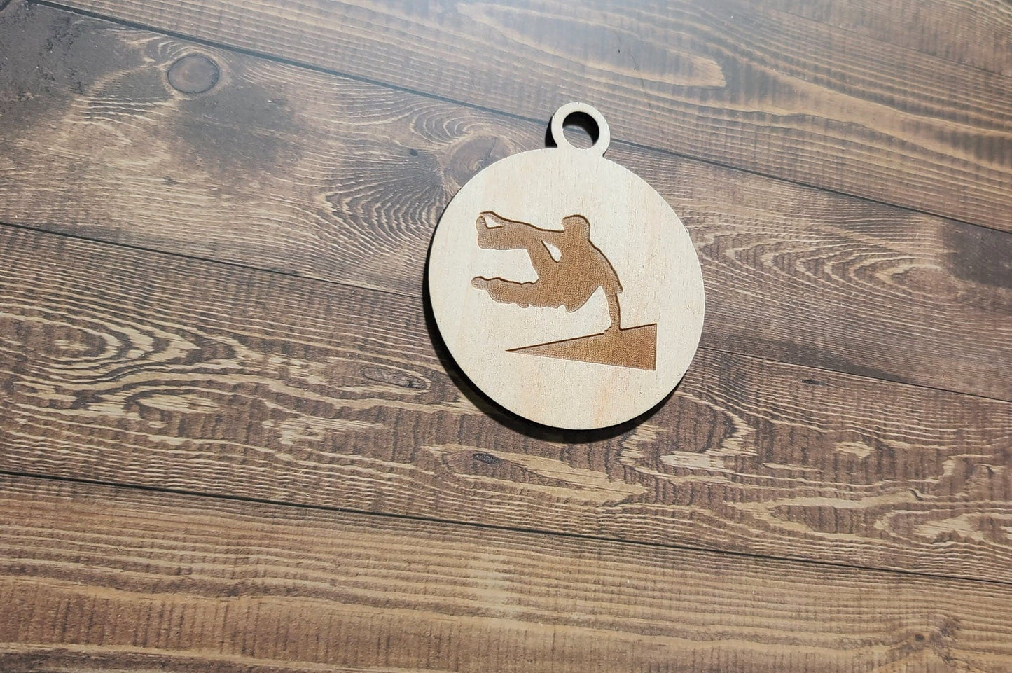 Parkour Ornament, Laser Engraved Ornament, Parkour Lover