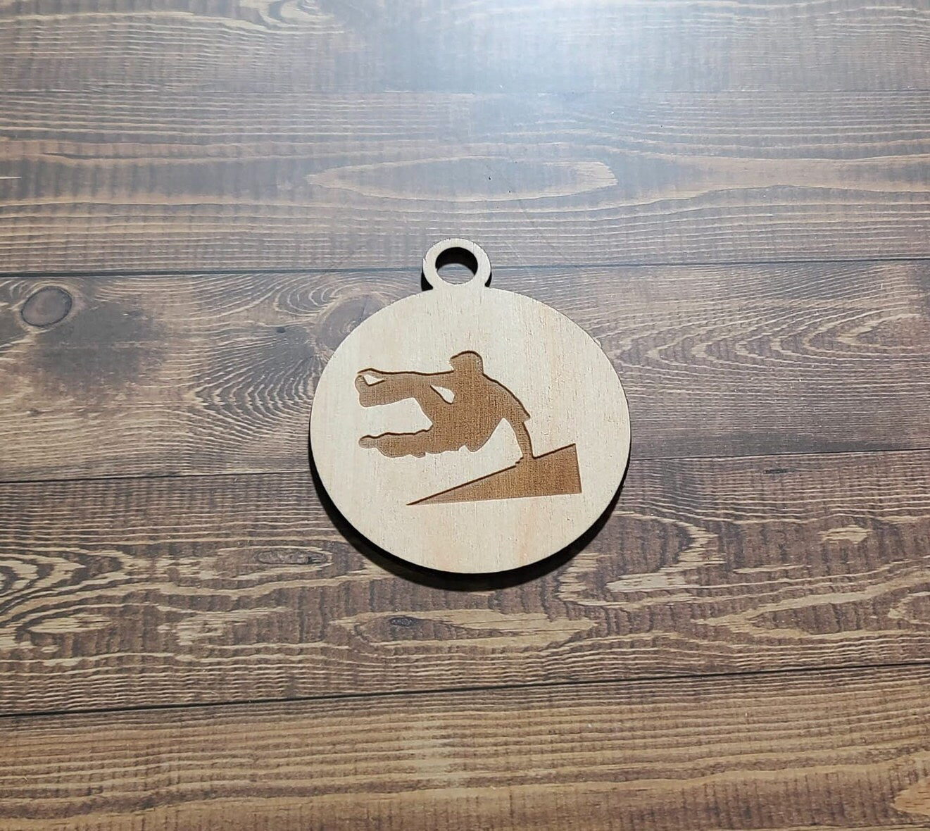 Parkour Ornament, Laser Engraved Ornament, Parkour Lover