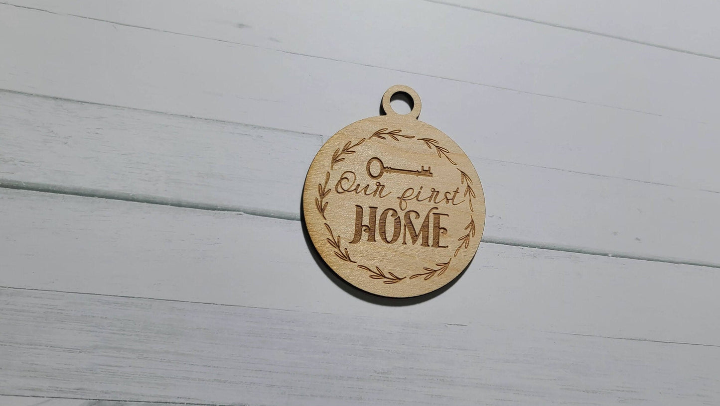 Our First Home Christmas Ornament , Celebration Ornament