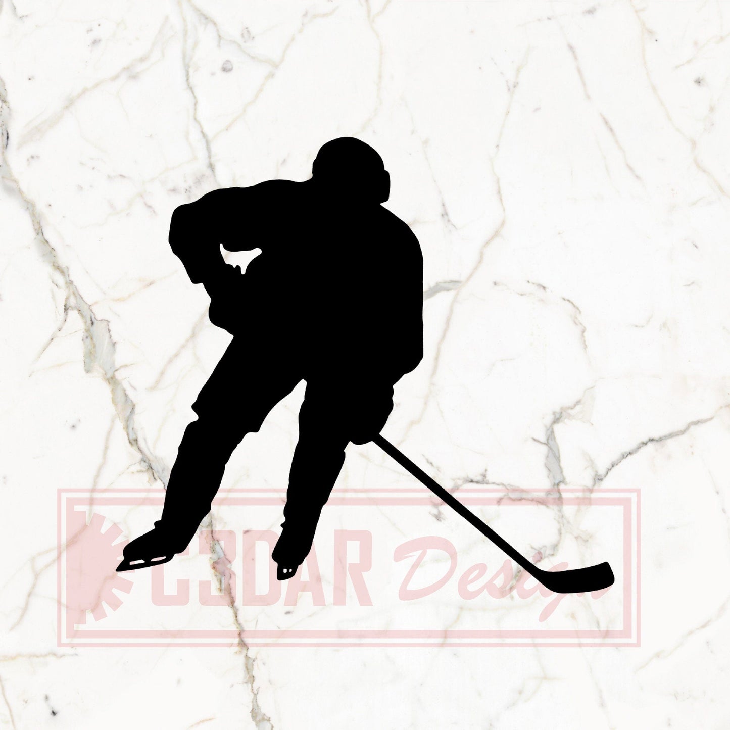 Hockey Sticker , car decal , laptop decal , window decal ,