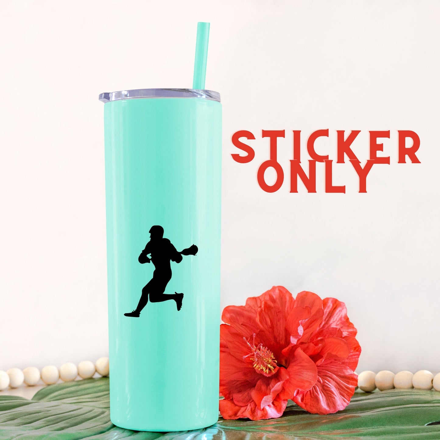 Lacrosse Sticker , car decal , laptop decal , window decal , gift for her , gift for him , team gift