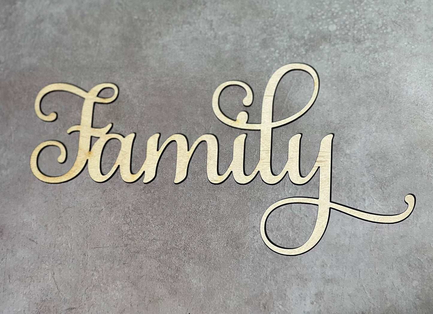 Family Wood Sign