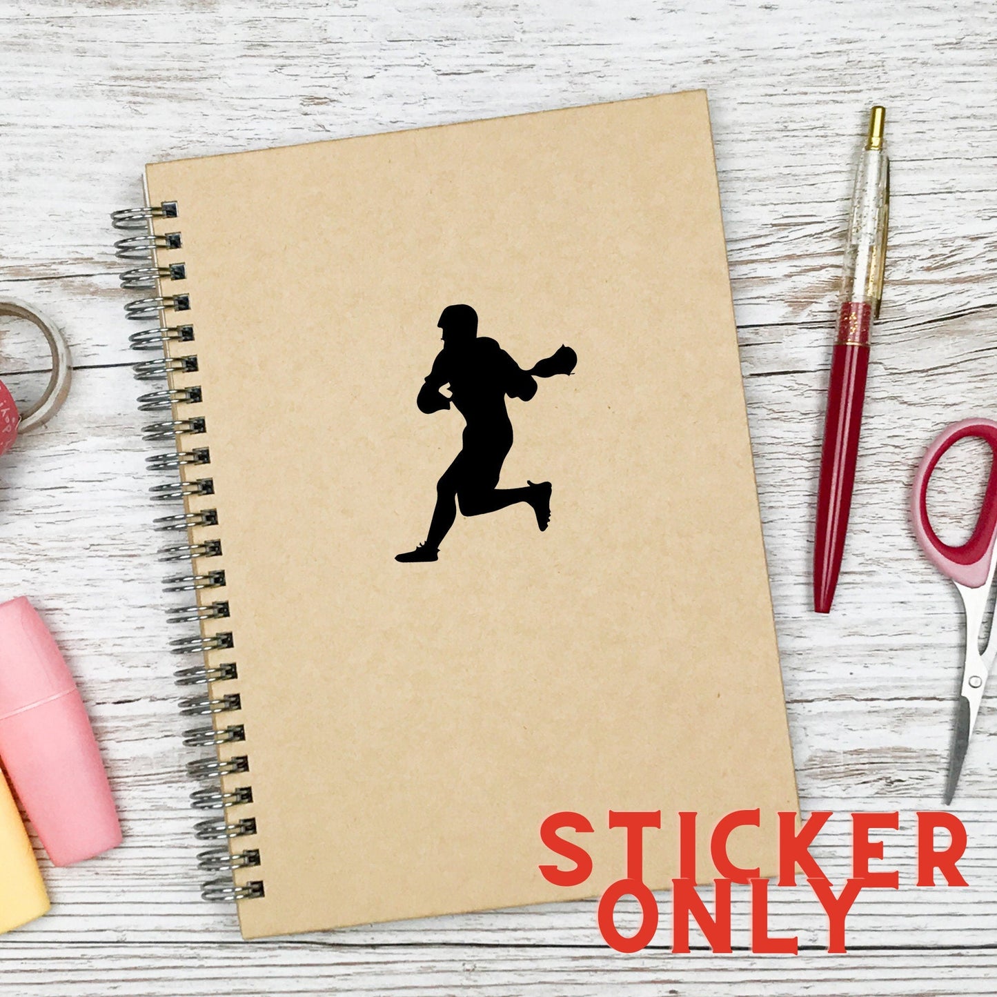Lacrosse Sticker , car decal , laptop decal , window decal , gift for her , gift for him , team gift