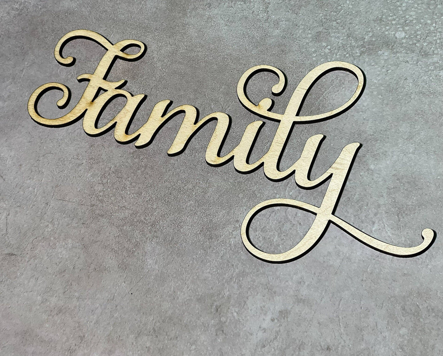 Family Wood Sign