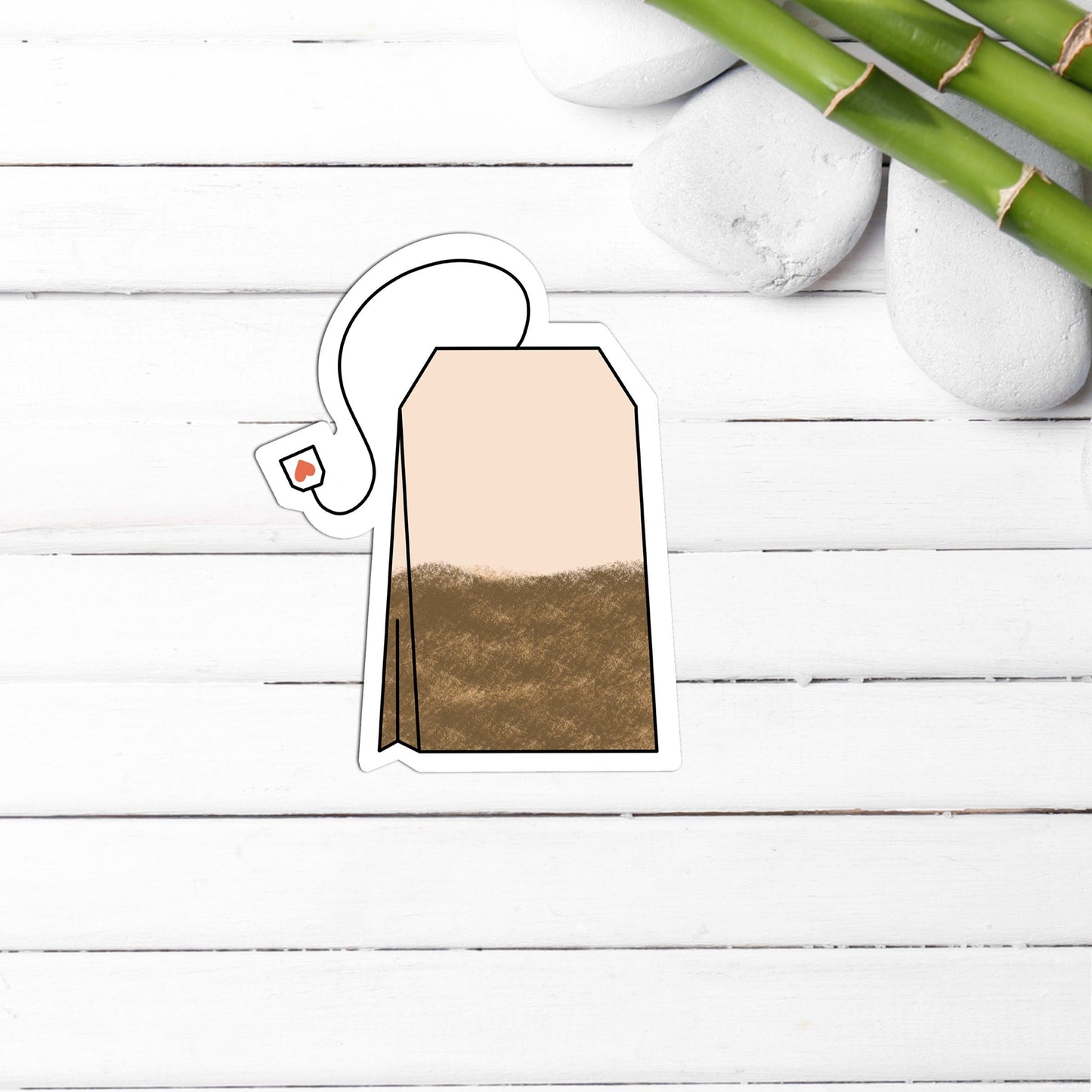 Tea Bag Sticker, Tea Lover Sticker, Sticker,Vinyl sticker, laptop sticker