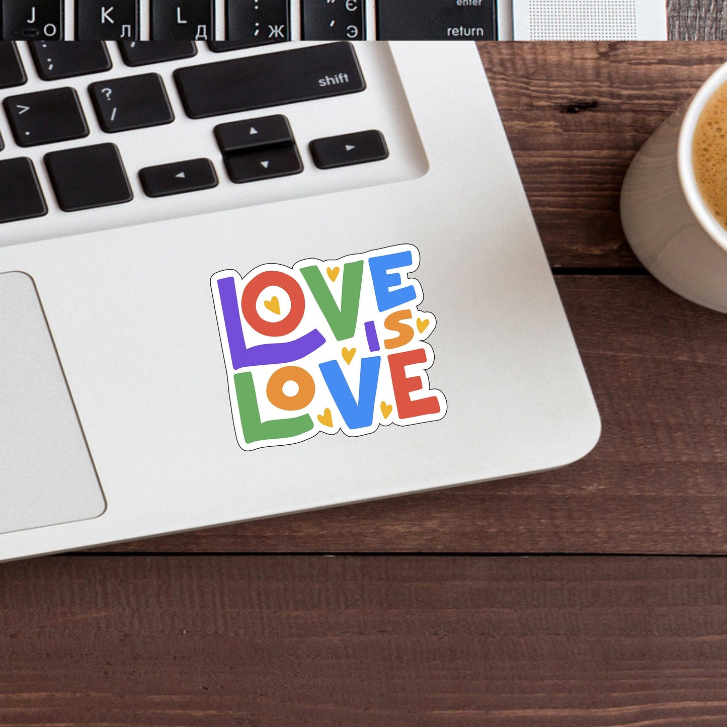 Love is Love Sticker, Sticker,Vinyl sticker, laptop sticker
