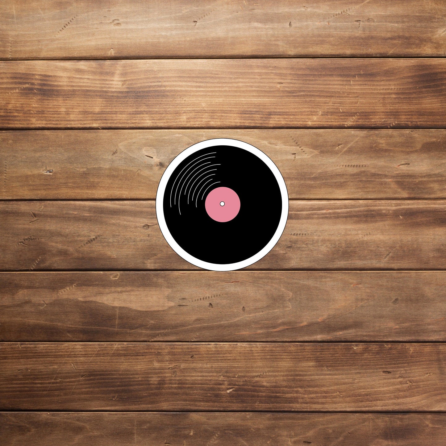 50s Record Sticker , Vinyl sticker , laptop sticker , Nostalgic Sticker