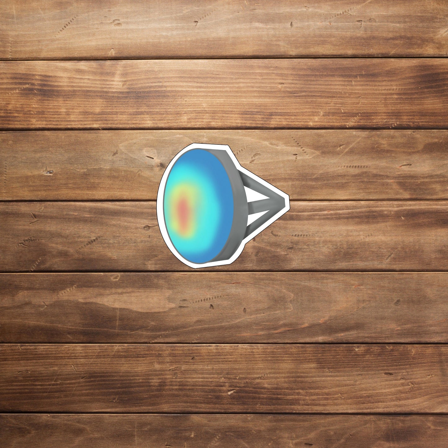 80s Mood Ring Sticker , Vinyl sticker , laptop sticker , Nostalgic Sticker