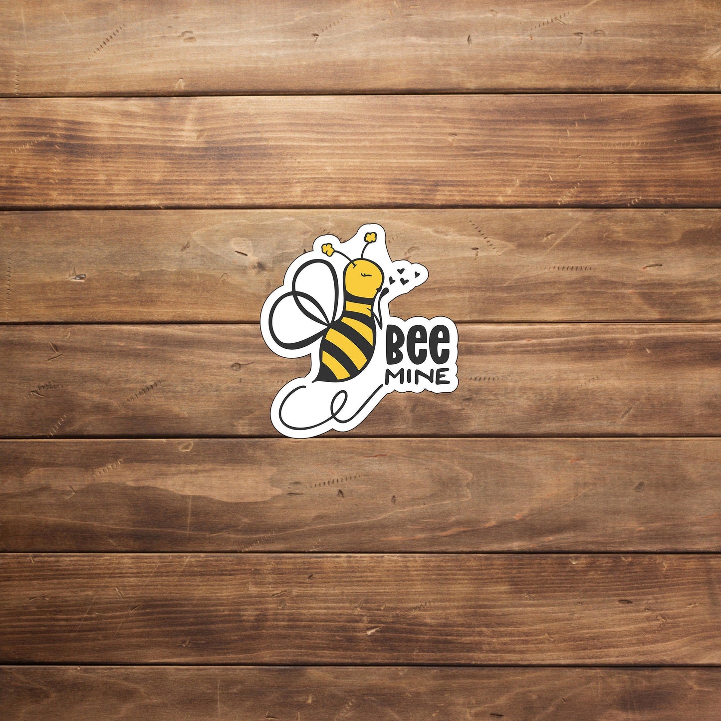 Bee Mine Sticker , Vinyl sticker , laptop sticker , Couple Sticker