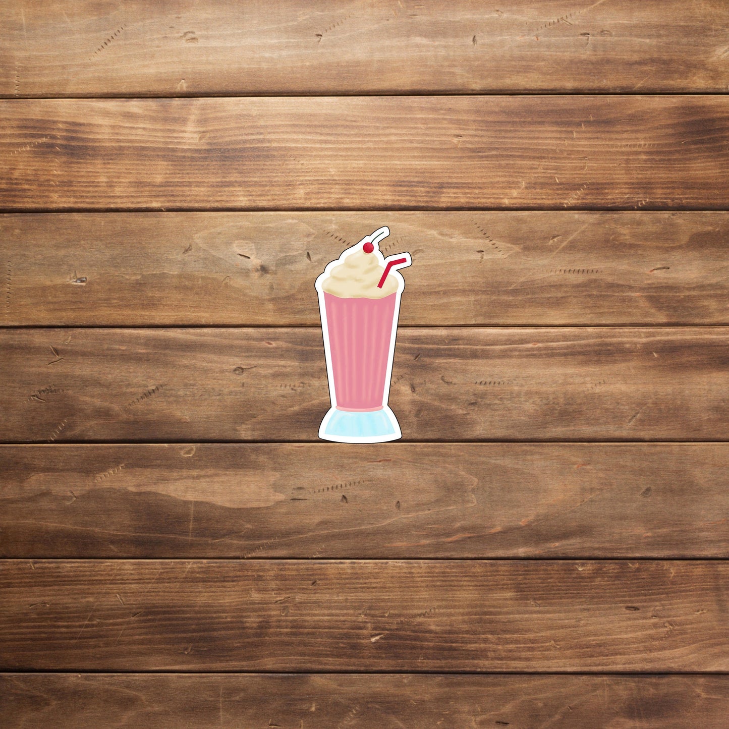 50s Milkshake Sticker , Vinyl sticker , laptop sticker , Nostalgic Sticker