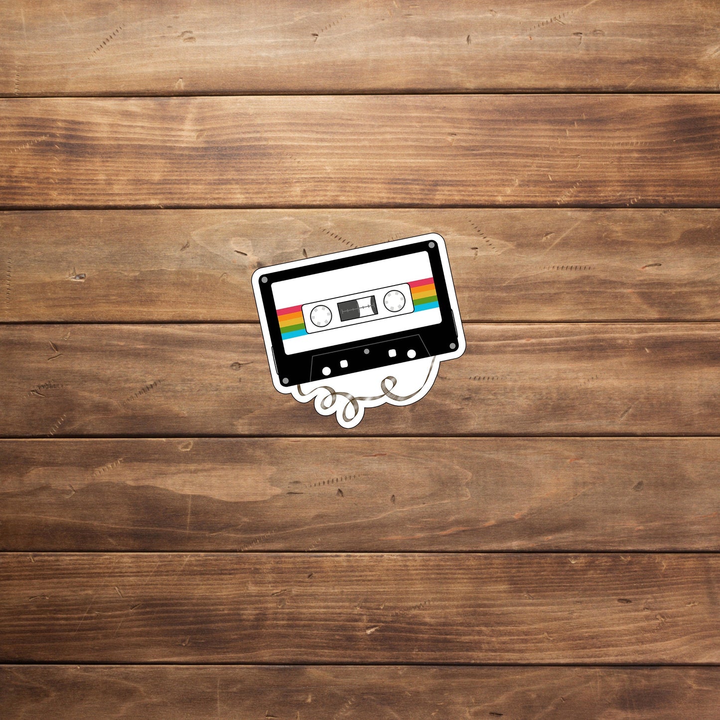 80s Tape Sticker , Vinyl sticker , laptop sticker , Nostalgic Sticker