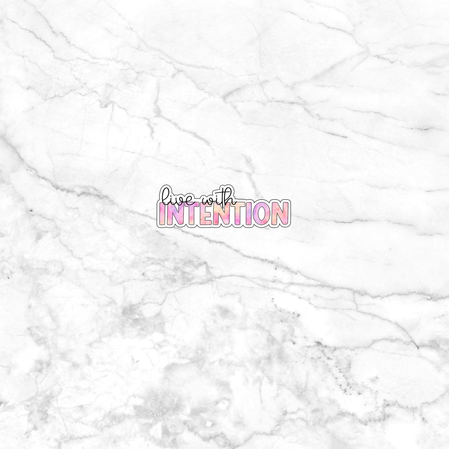 Intention-Sticker Sticker