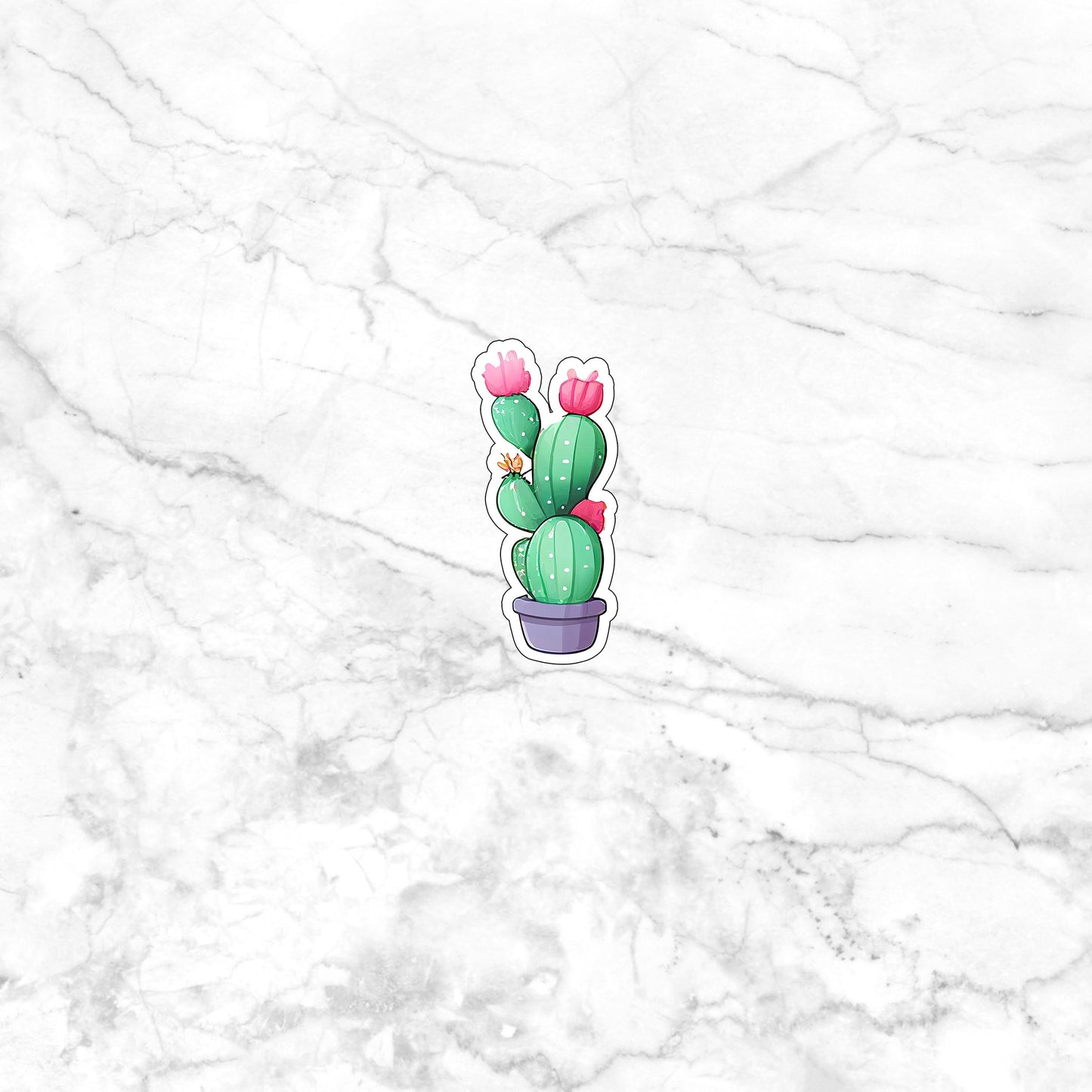 kawaii_cactus_sticker 0 Sticker
