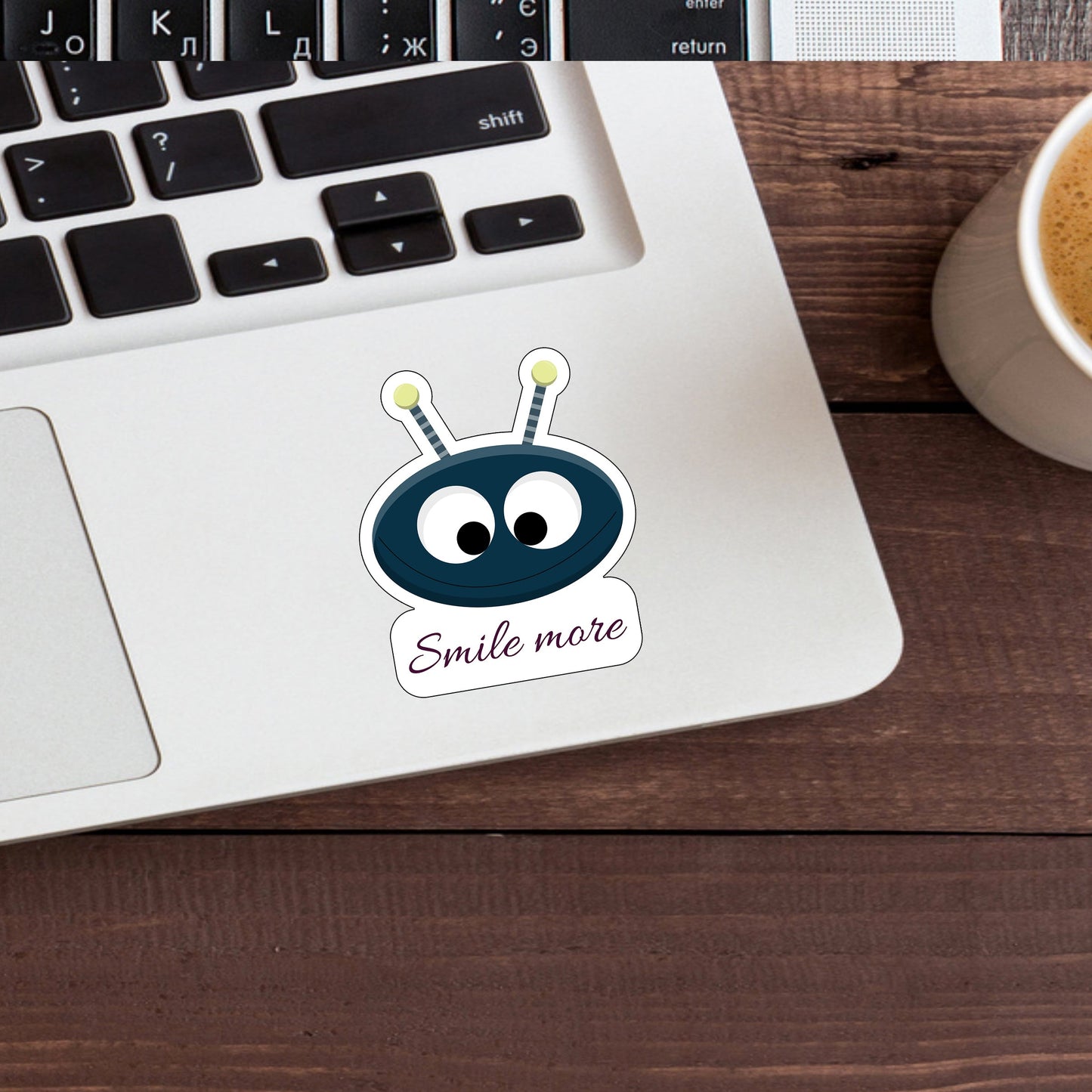Motivation Sticker 0 - Smile More sticker