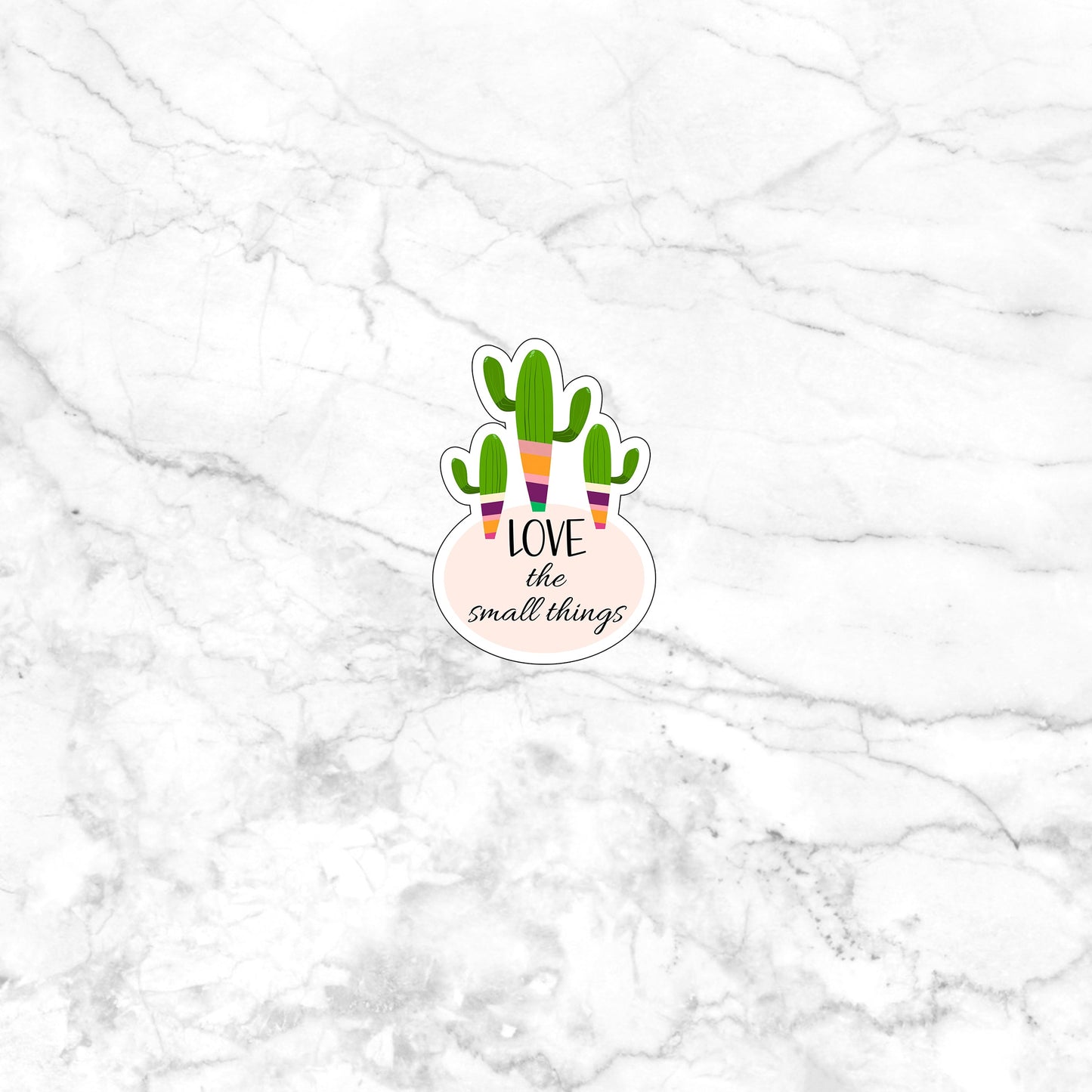 Motivation Sticker - Love the small things