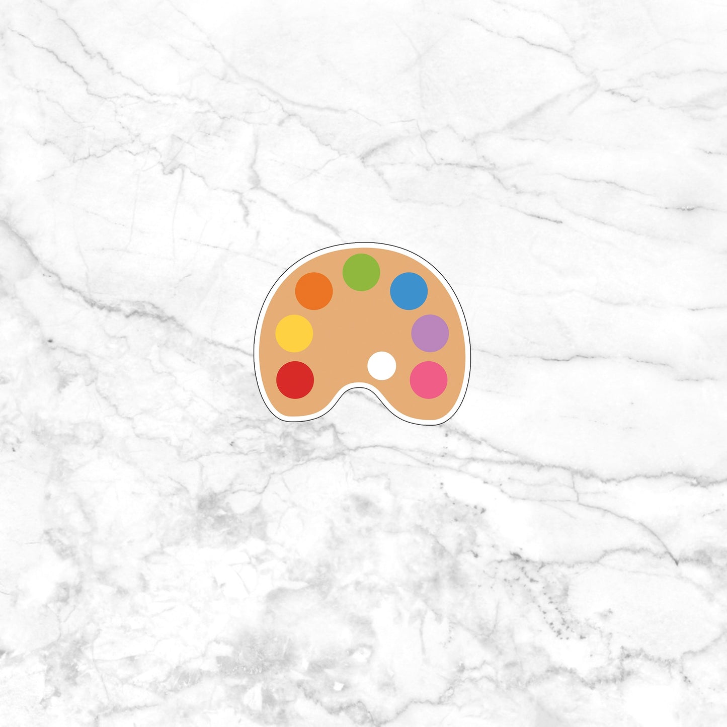 School Sticker, paint-palette-sticker