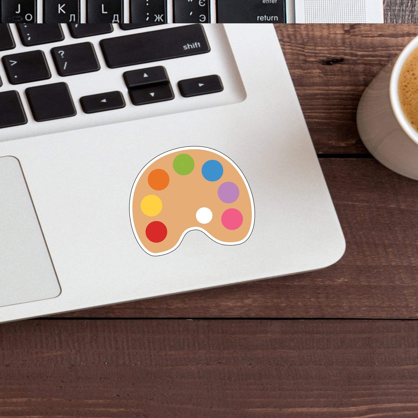 School Sticker, paint-palette-sticker