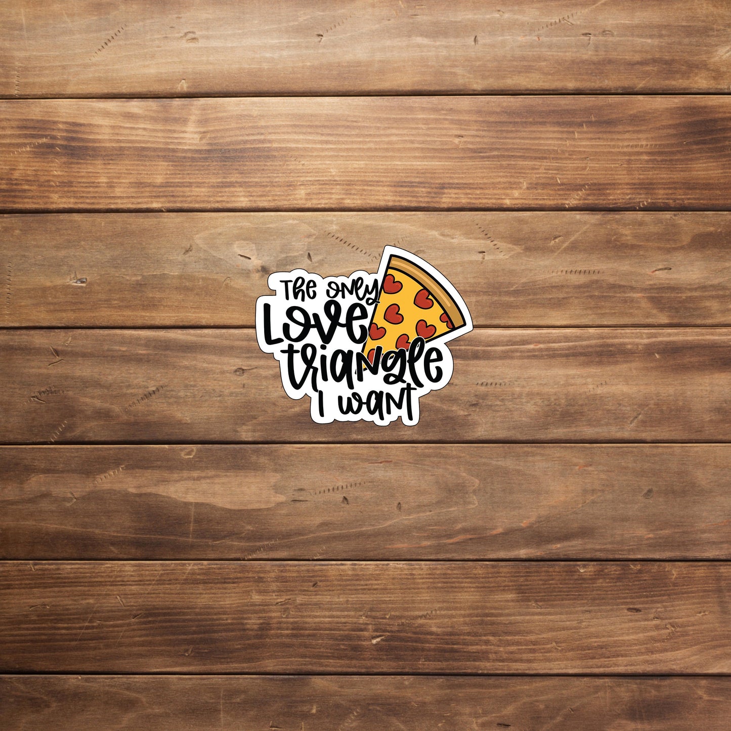 Pizza_Love Triangle Sticker