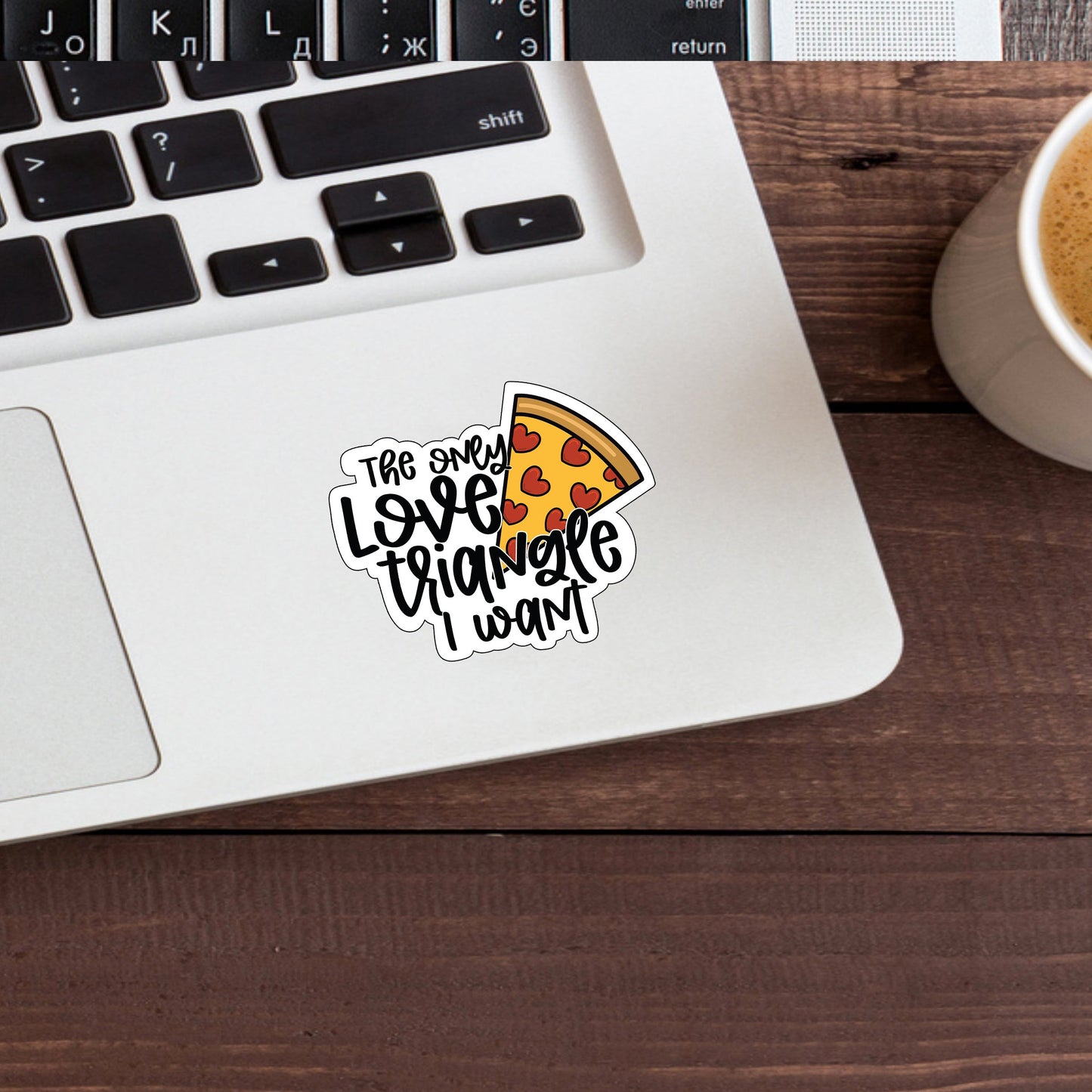Pizza_Love Triangle Sticker