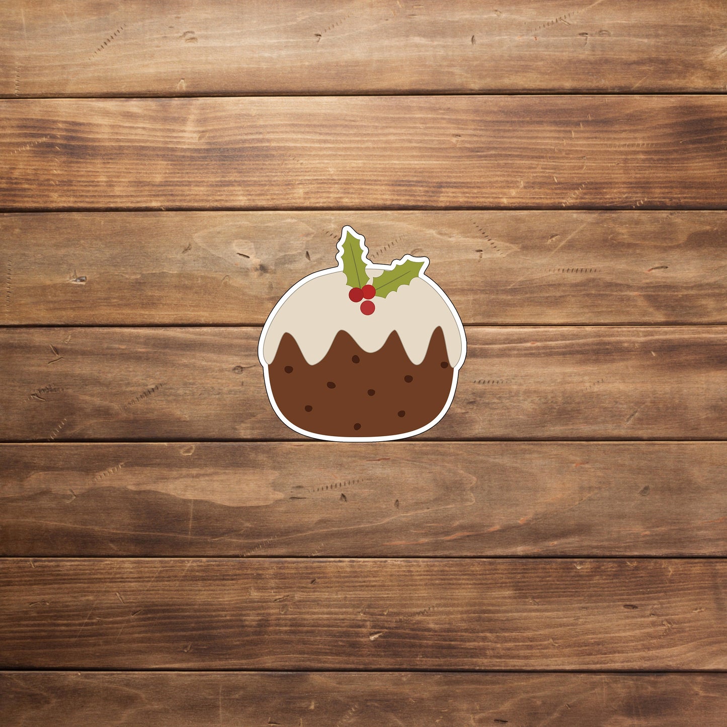 Christmas Stickers , pudding sticker Sticker