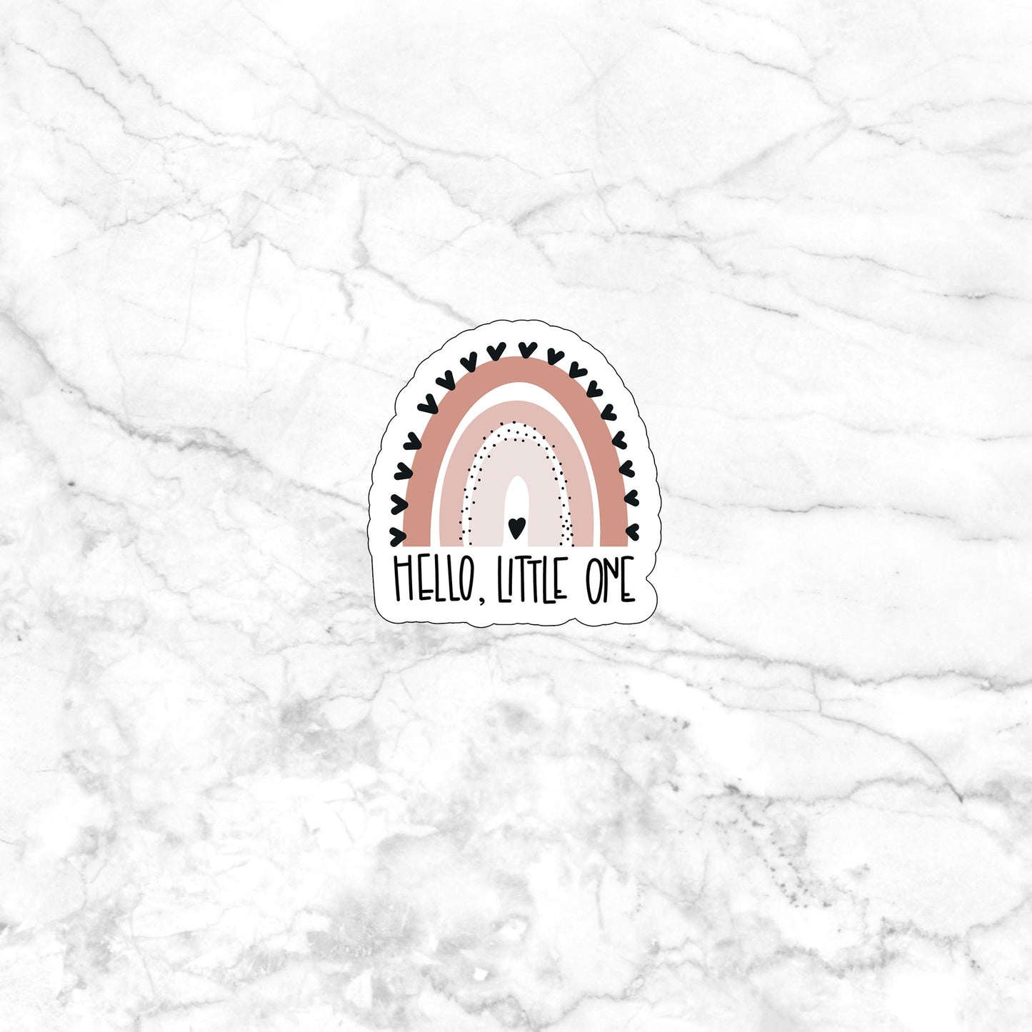Rainbow Set Sticker Hello Little One sticker