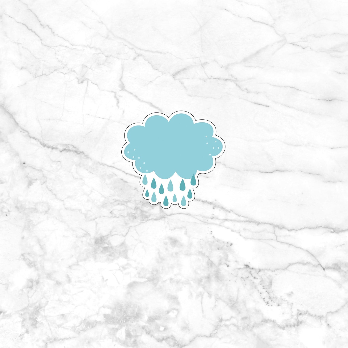 Raincloud Sticker Sticker