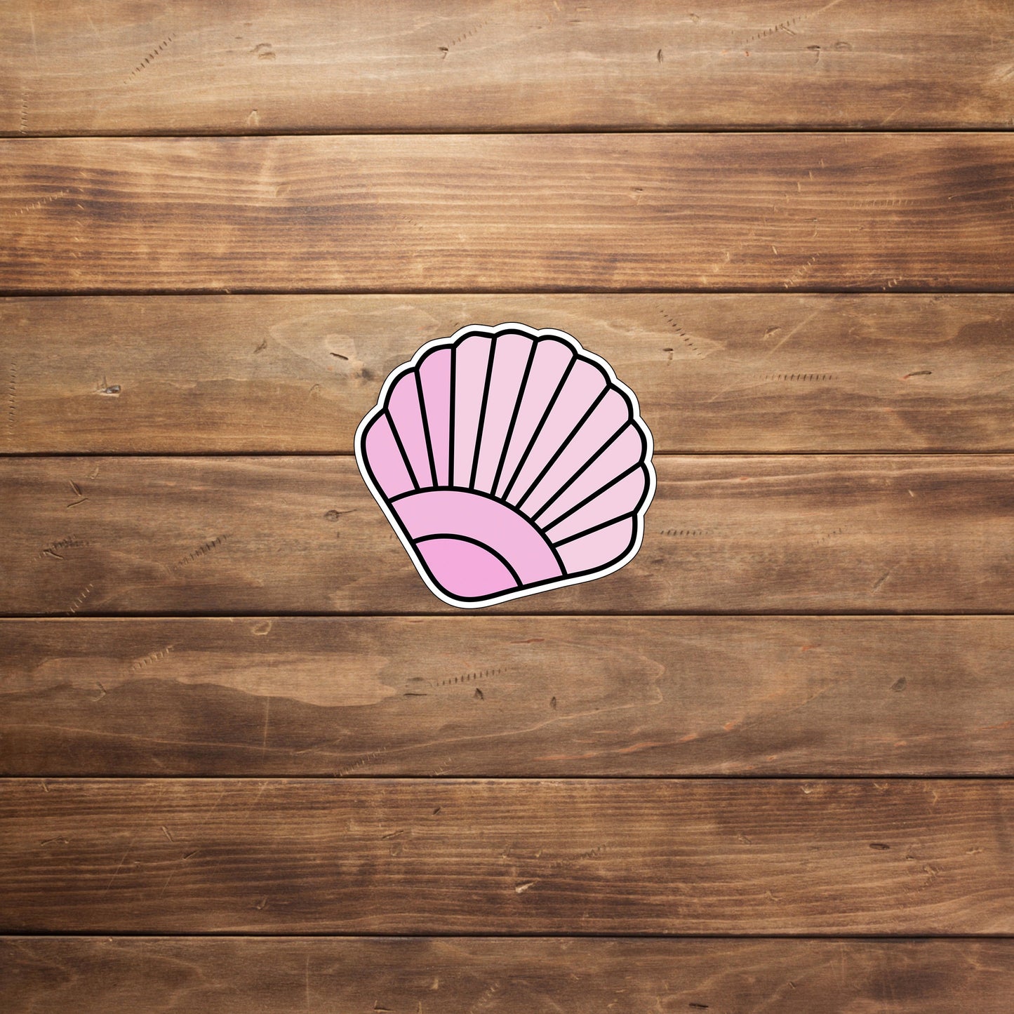 Christmas in July Sticker, shell Sticker