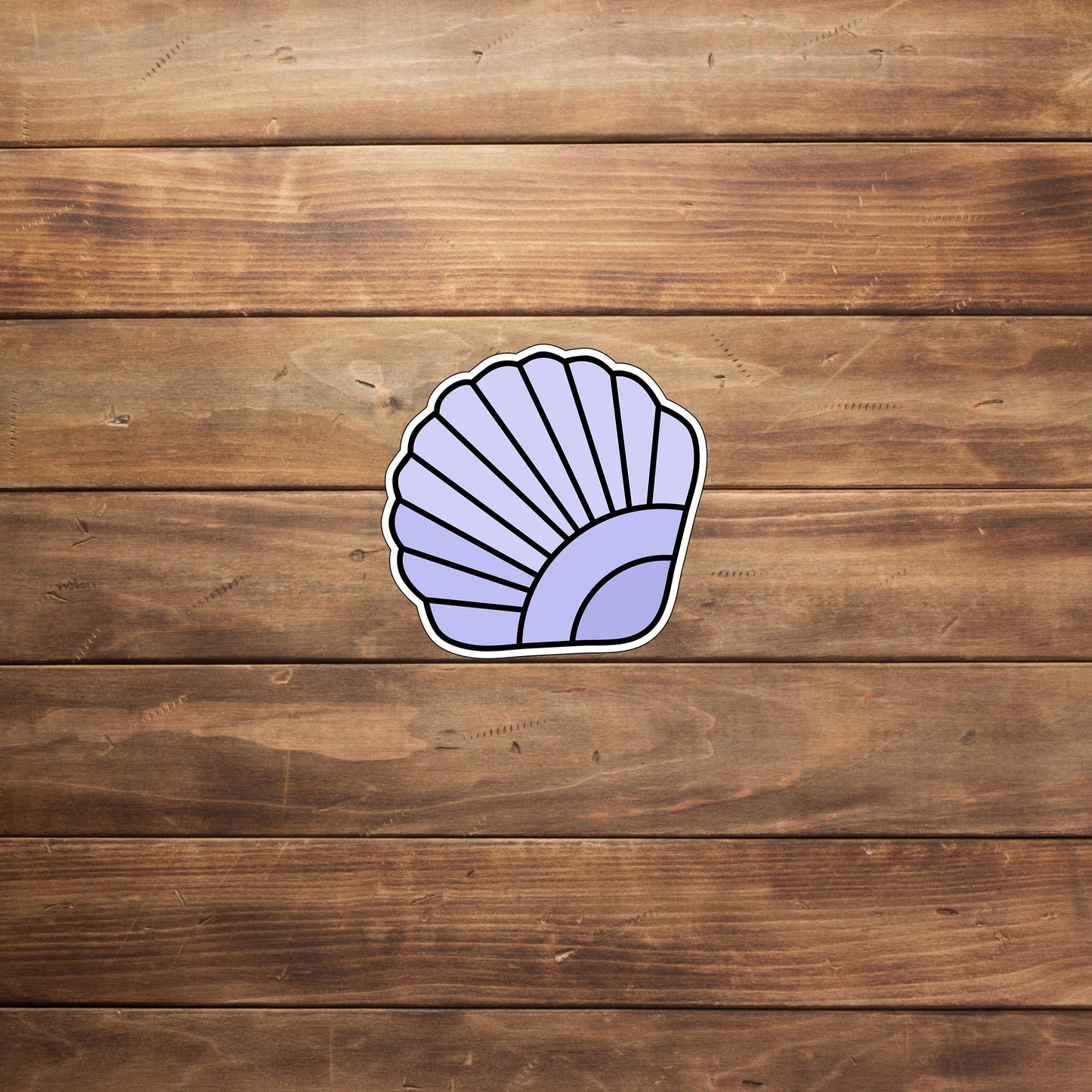 Christmas in July Sticker, shell Sticker