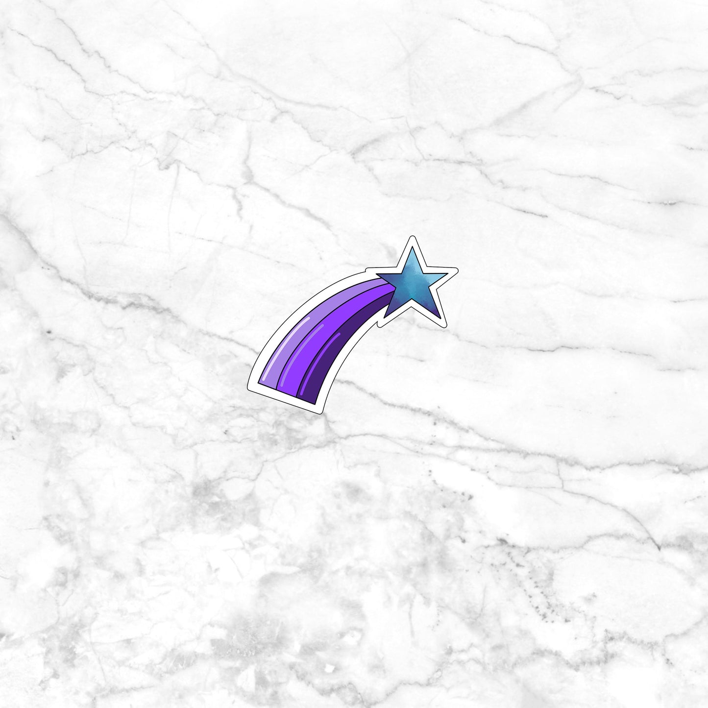 space_shooting star Sticker
