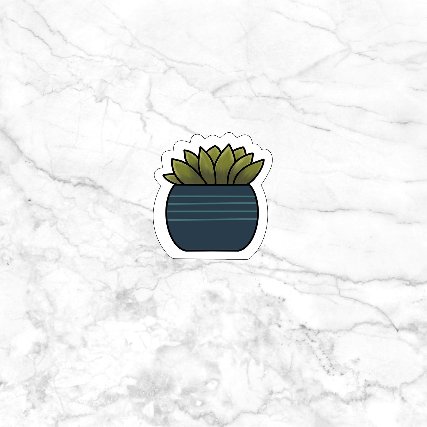 Succulent Sticker Sticker