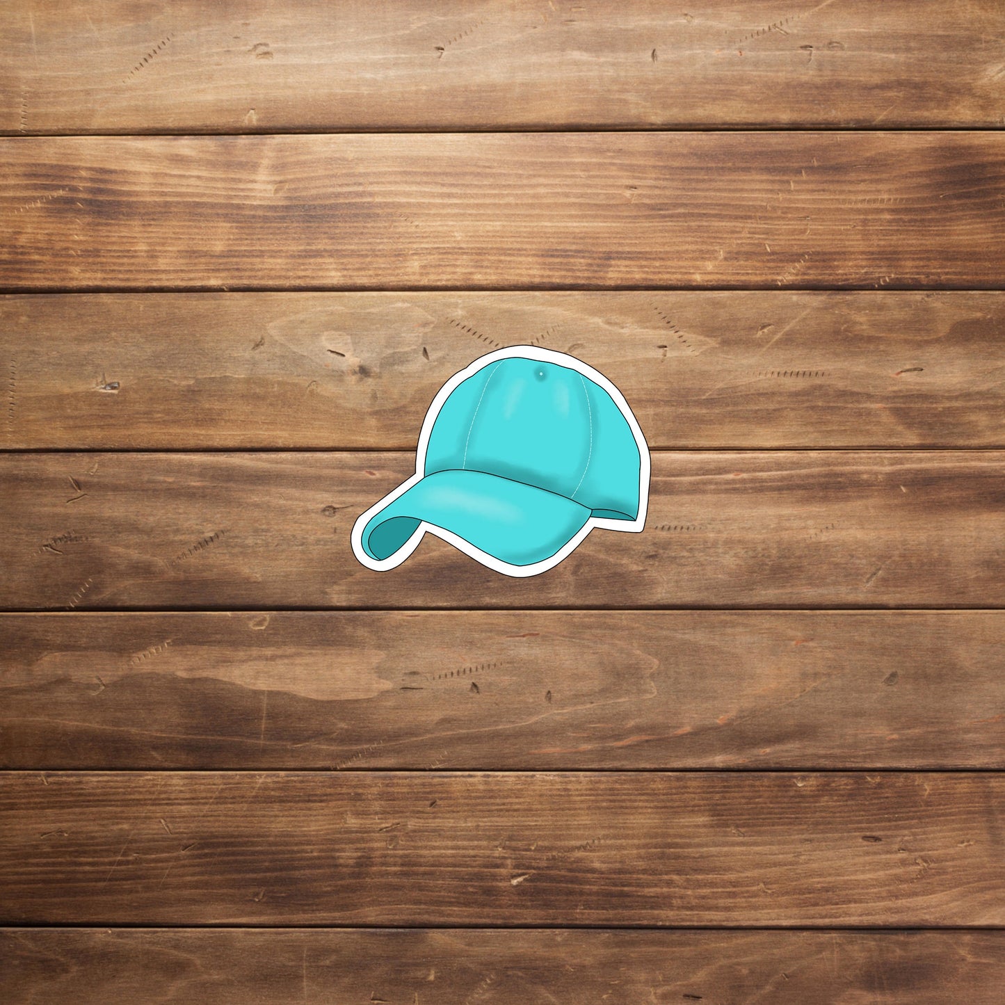 Summertime_Baseball Cap Sticker