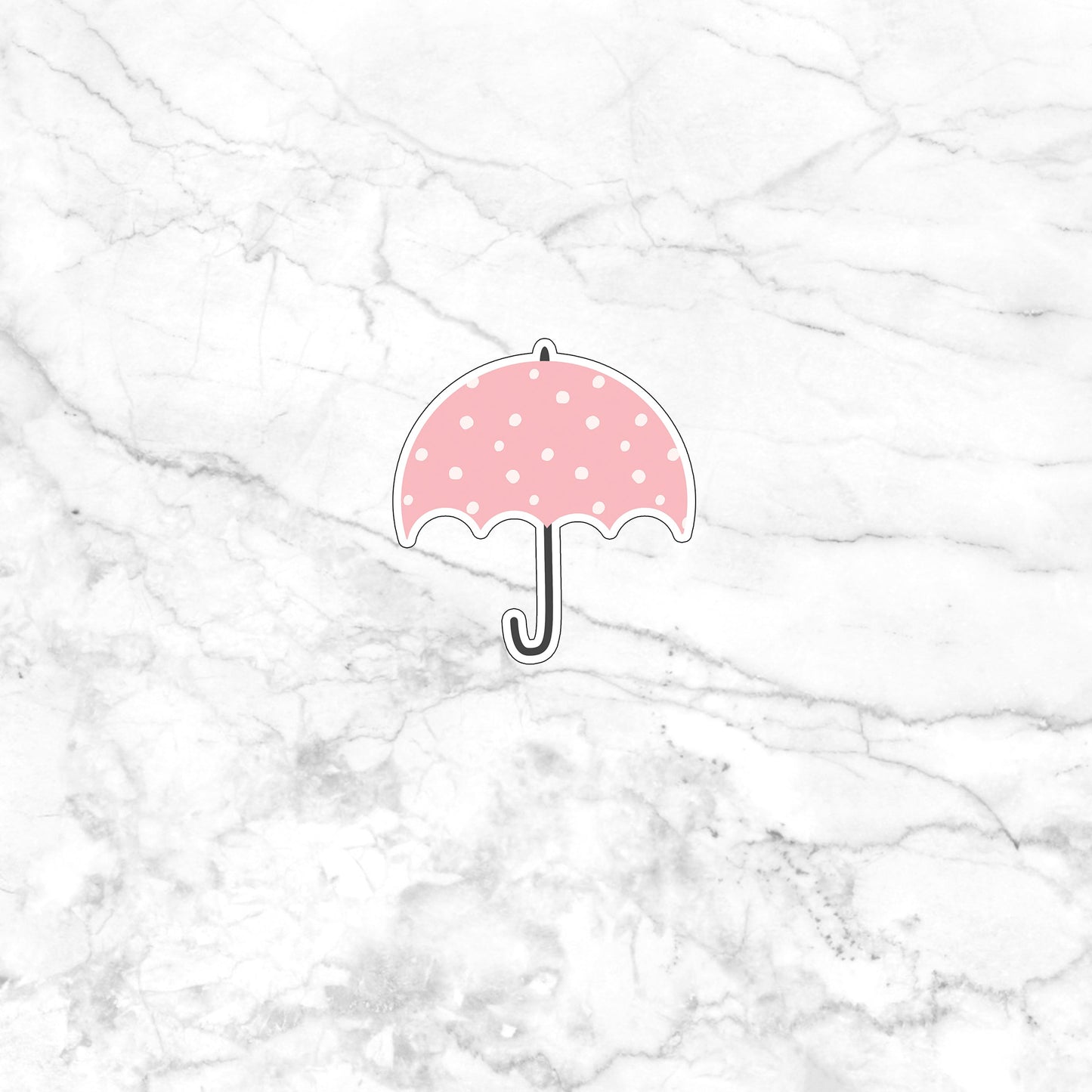 Umbrella-Sticker Sticker