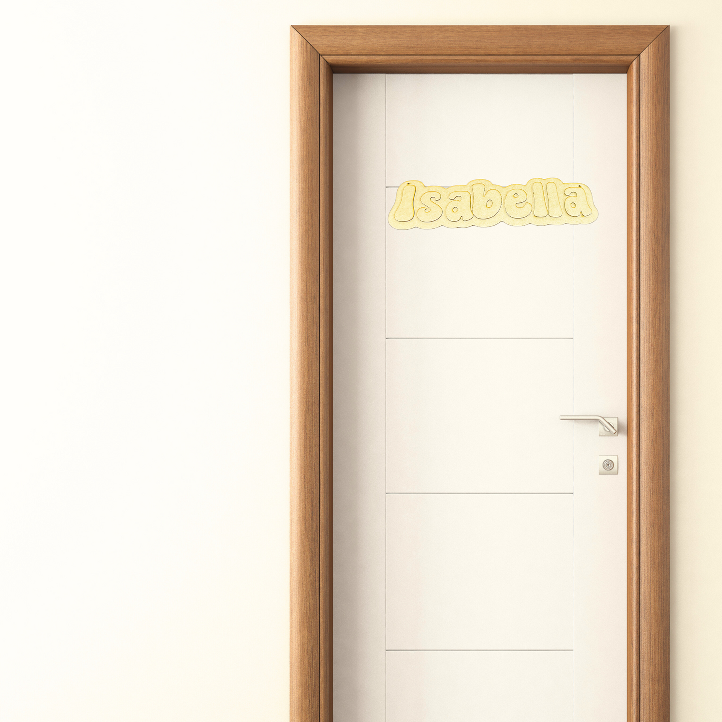 Paintable Name Sign – Personalized Wood Cutout