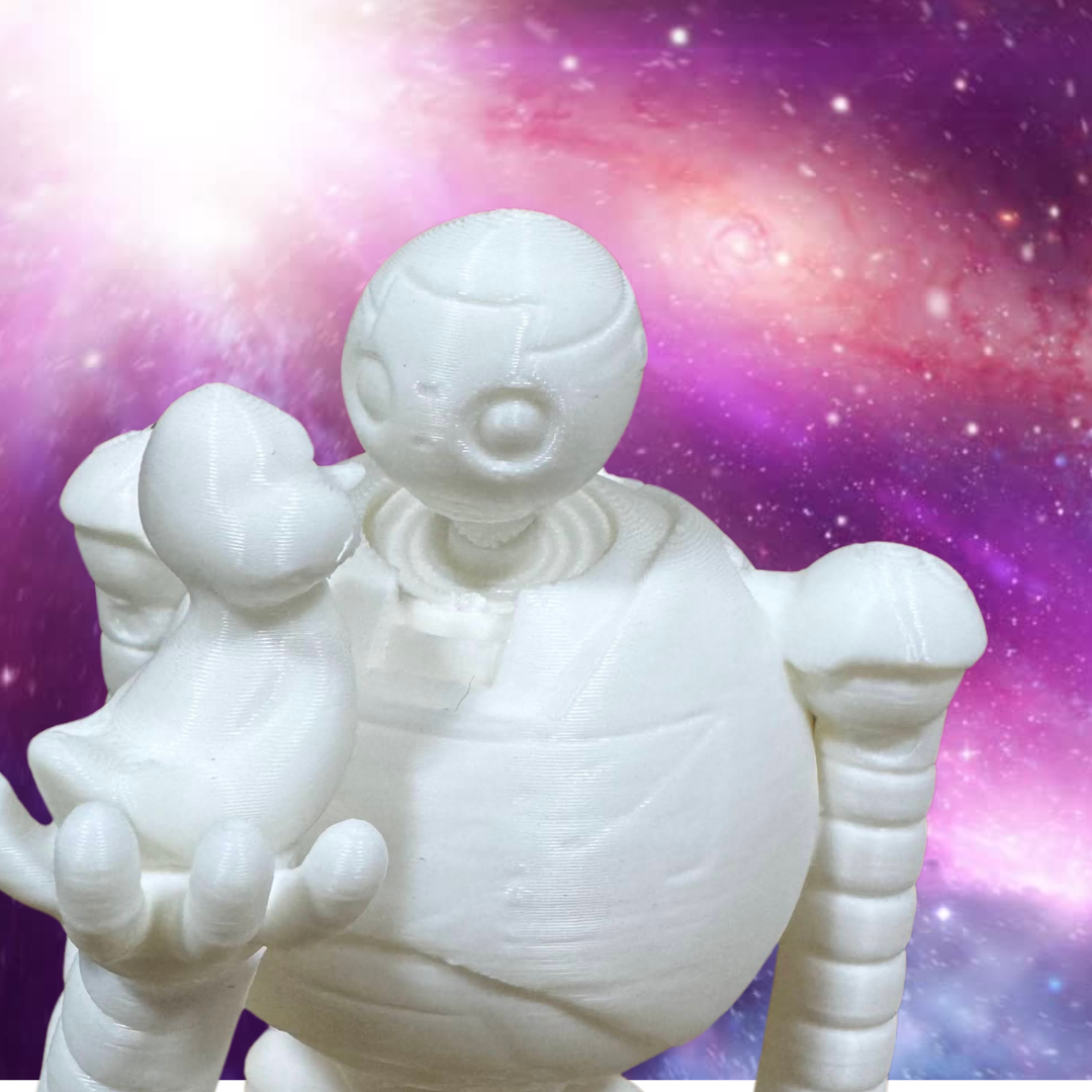 Robot 3D Printed Figuring, Wild Robot and Brightbill