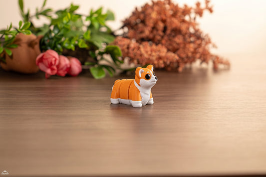 Corgi Dog Fidget |  Articulated Flexi Animal