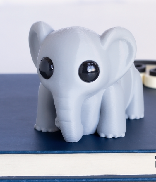 Articulated Baby Elephant, Fidget Figurine , Desktop Figurine