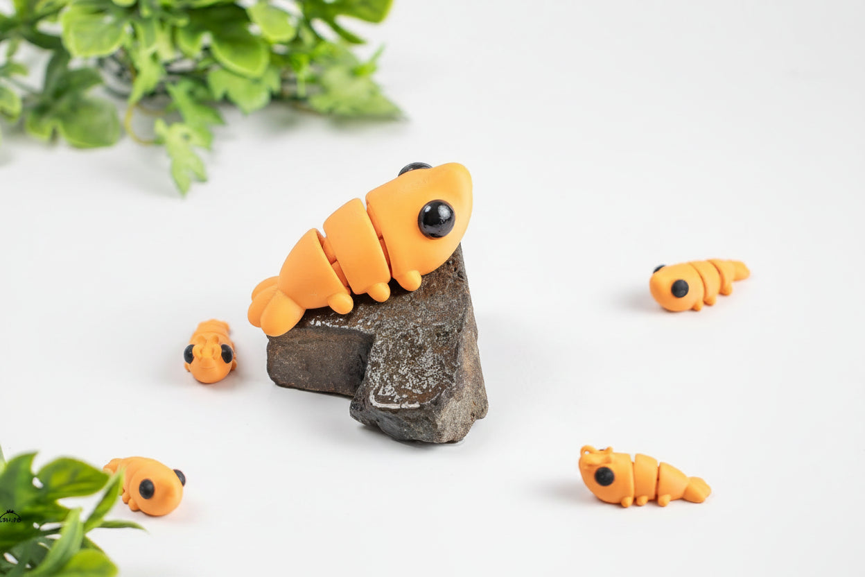 Shrimp Fidget |  Articulated Flexi Animal