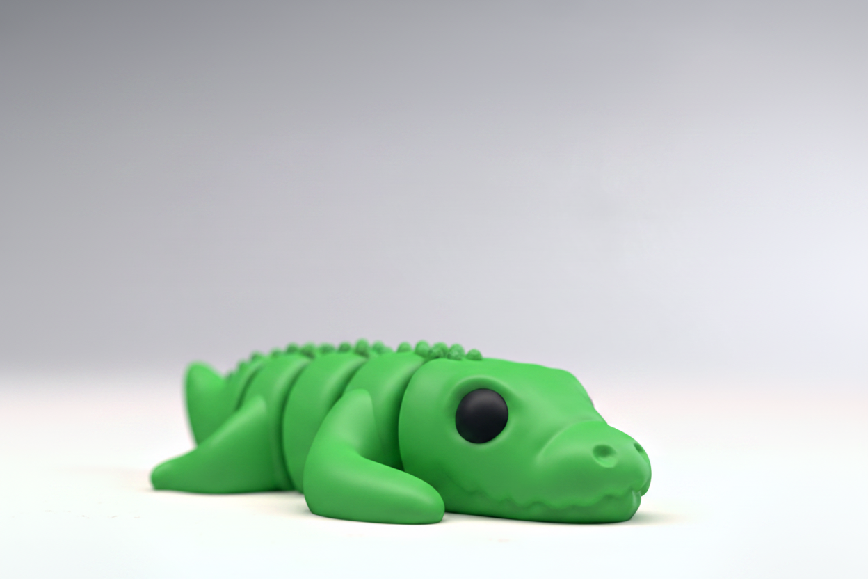 Baby Crocodile Fidget | Articulated Flexi Animal