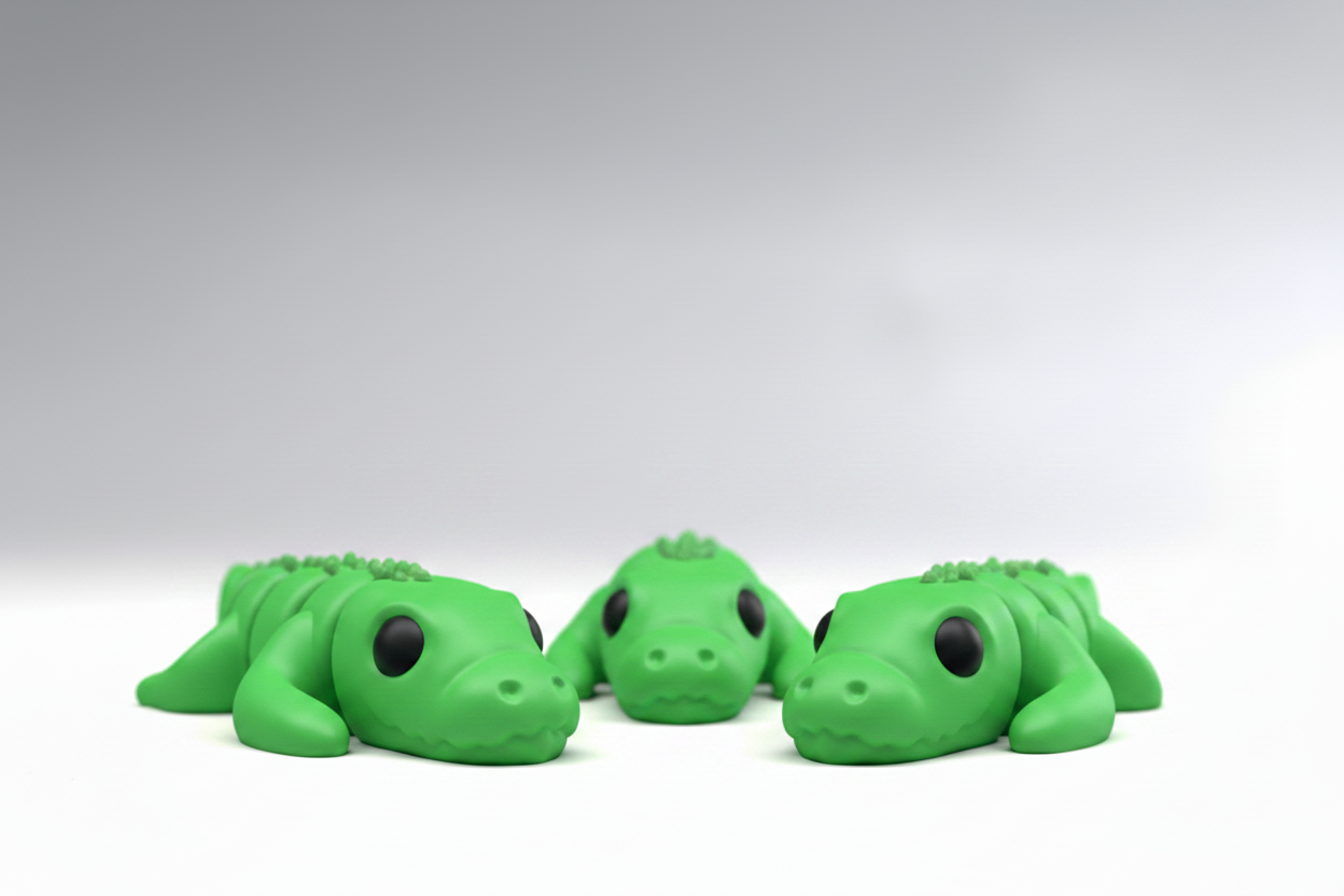 Baby Crocodile Fidget | Articulated Flexi Animal