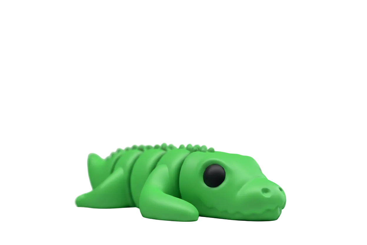 Baby Crocodile Fidget | Articulated Flexi Animal