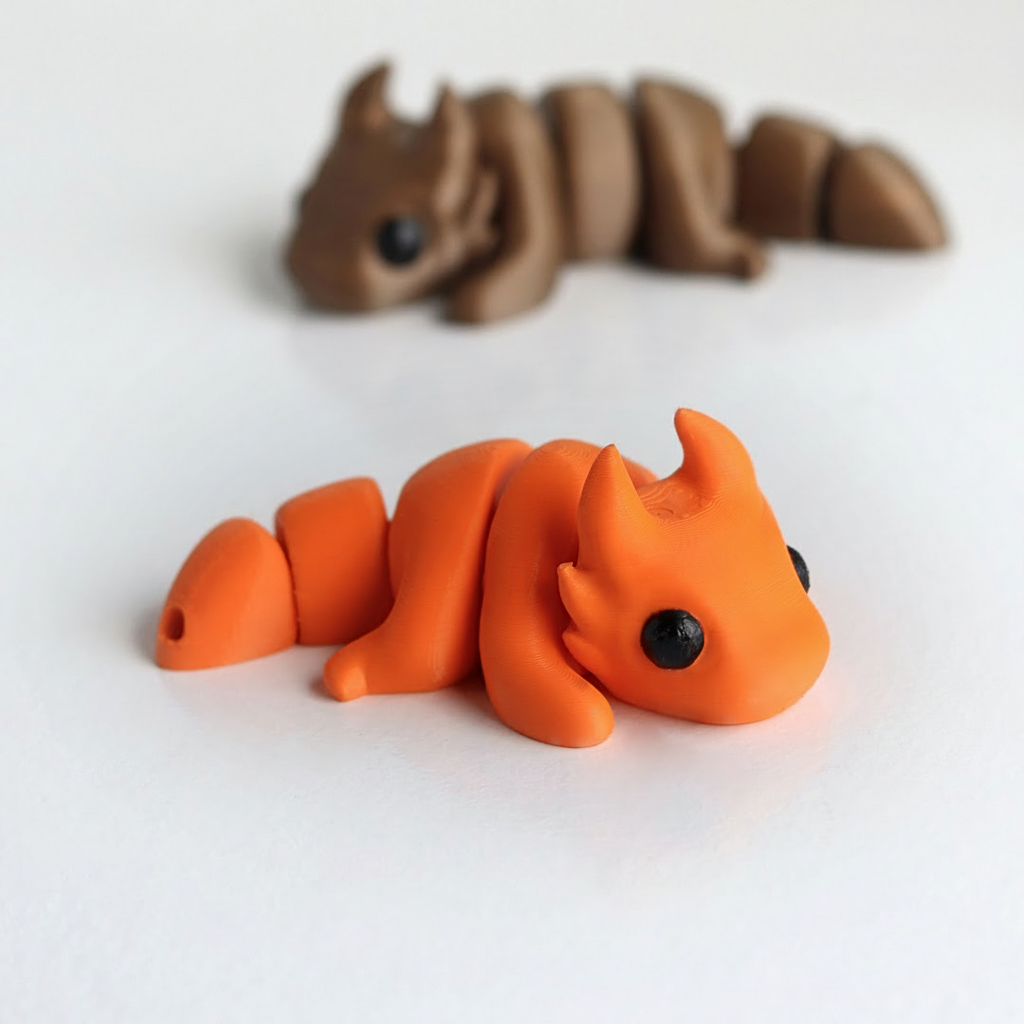 Baby Dragon Fidget | Articulated Flexi Animal