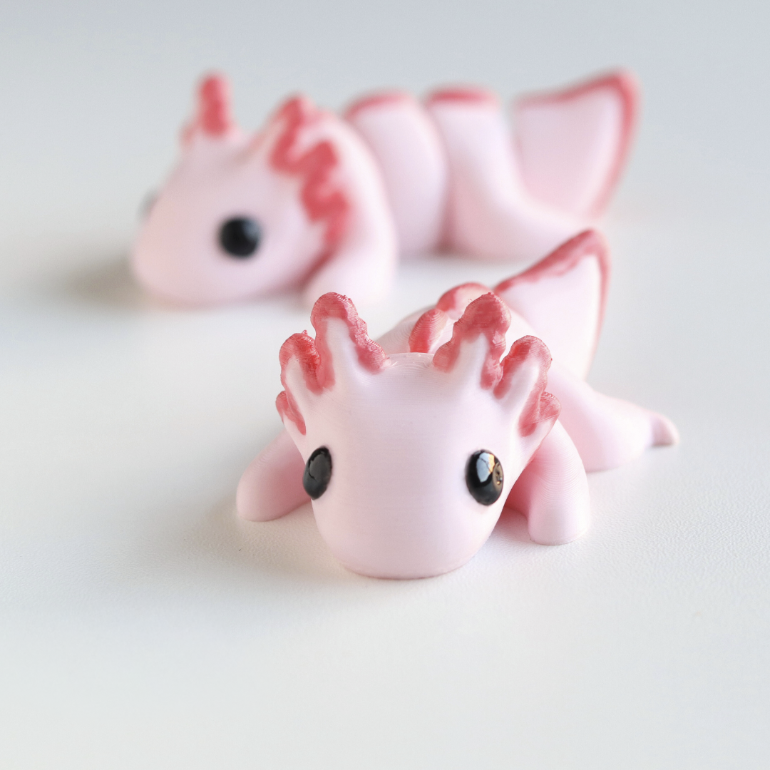 Axolotl Fidget | Articulated Flexi Animal